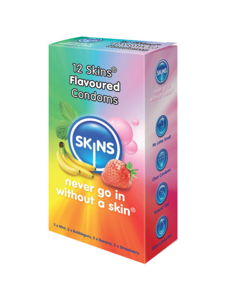 SKINS PRESERVATIVO SABORES VARIOS 12 UDS