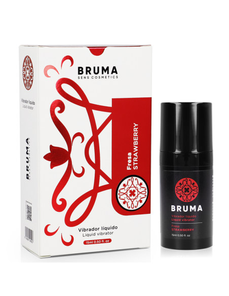 BRUMA VIBRADOR LIQUIDO ULTRA DESLIZANTE FRESA 15 ML