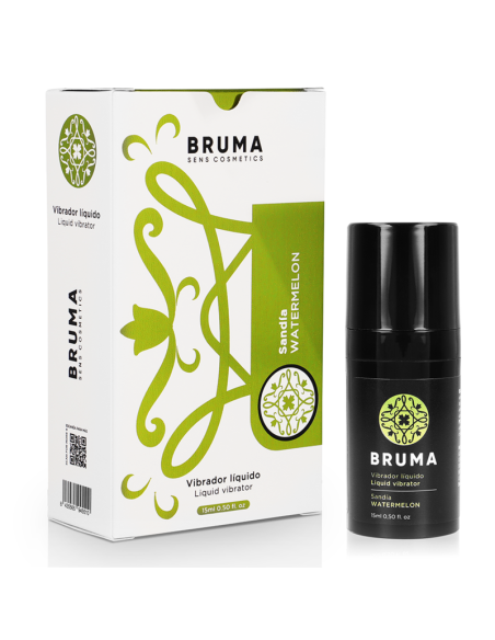 BRUMA VIBRADOR LIQUIDO ULTRA DESLIZANTE SANDIA 15 ML