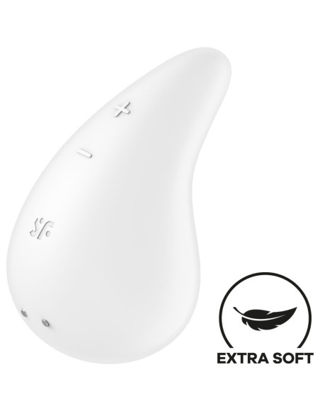 SATISFYER DEW DROP VIBRADOR LAY ON BLANCO