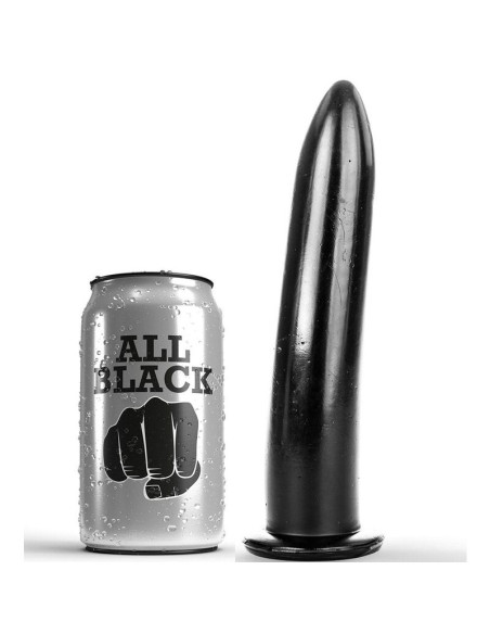ALL BLACK DILATADOR ANAL Y VAGINAL 20 CM