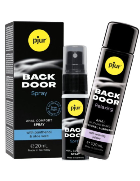 PJUR BACK DOOR SET DE LUBRICANTE ANAL Y SPRAY