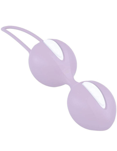 FUN FACTORY SMARTBALLS DUO BOLAS PELVICAS BLANCO LILA PASTEL