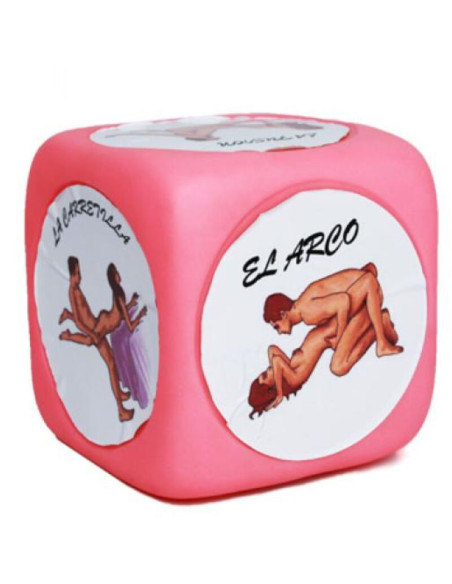 DIABLO PICANTE DADO KAMASUTRA SUPER GRANDE DE POSTURAS ROSA