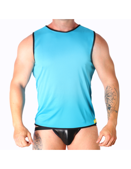 MACHO CAMISETA AZUL S M
