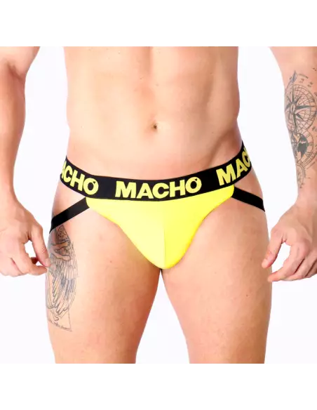 MACHO MX25A JOCK AMARILLO LYCRA S