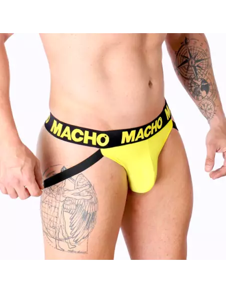 MACHO MX25A JOCK AMARILLO LYCRA S