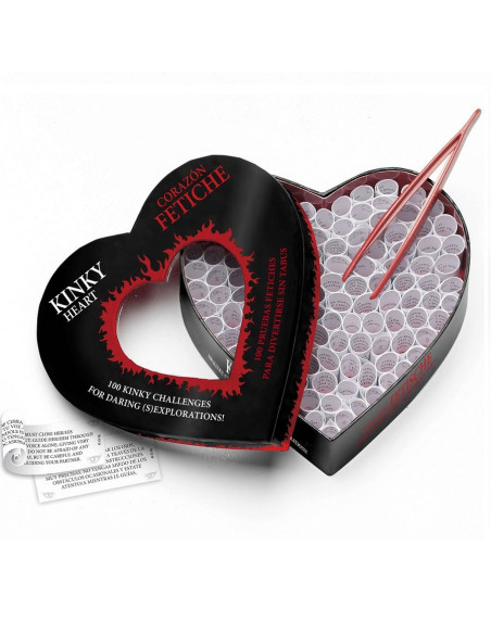 TEASE PLEASE KINKY HEART CORAZON FETICHE