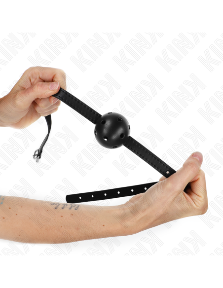KINK MORDAZA DE BOLA 45 CM TRANSPIRABLE SIMPLICITY NEGRO 62 x 15 CM