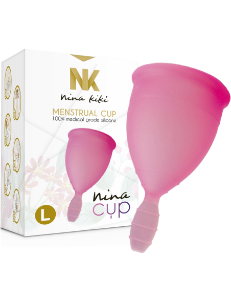NINA KIKI COPA MENSTRUAL TALLA L ROSA