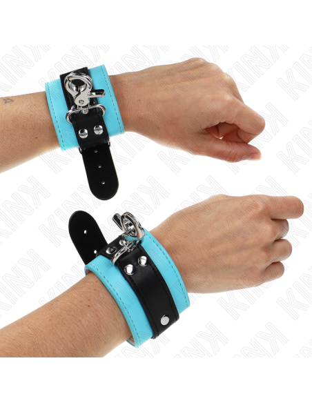 KINK MUAEQUERAS CON CIERRE PREMIUM NEGRO AZUL AJUSTABLE 21 28 CM X 55 CM