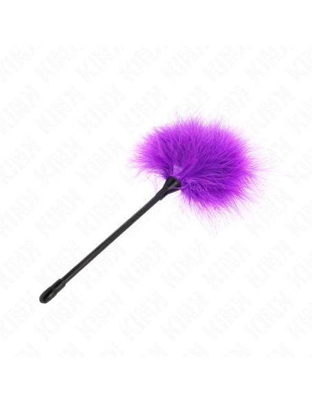 KINK PLUMAS PARA COSQUILLAS MORADO USADO PARA EL KIT BONDAGE 27 CM
