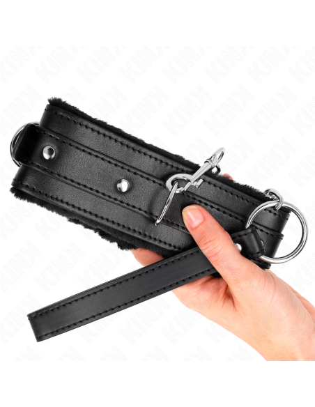 KINK COLLAR CON CORREA 65 CM CON RESTRICCIONES NEGRO AJUSTABLE 36 42 CM X 55 CM