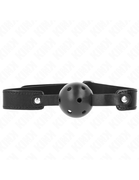 KINK MORDAZA DE BOLA 45 CM TRANSPIRABLE NEGRO 65 x 25 CM