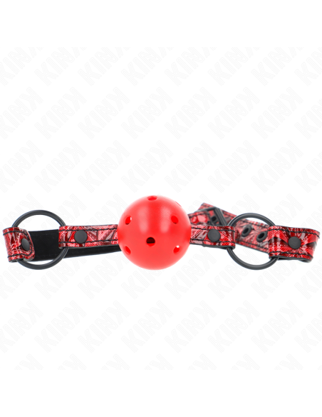 KINK MORDAZA DE BOLA 45 CM CON PATRAN DE DIAMANTE MODELO 1 645 CM AJUSTABLE 42 60 CM