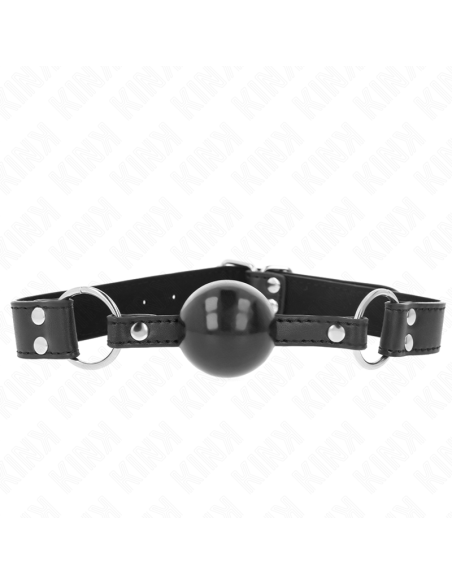 KINK MORDAZA DE BOLA 4 CM SUAVE Y SALIDA CON CORREA DE POLIPIEL 62 x 25 CM AJUSTABLE 42 58 CM