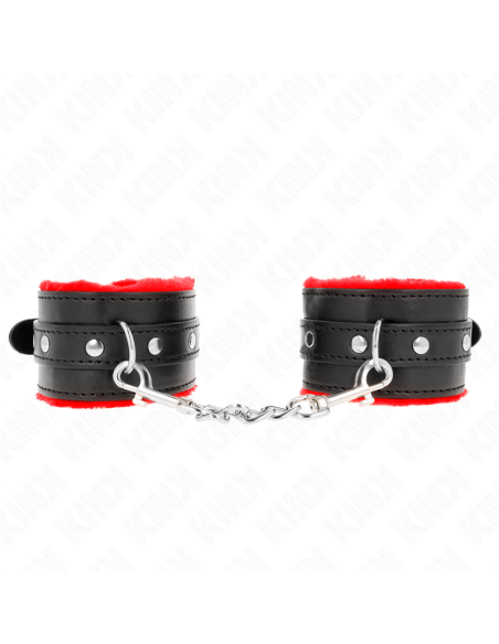 KINK MUAEQUERAS FORRADAS PREMIUM ROJO CON CORREA NEGRO AJUSTABLE 17 29 CM X 6 CM