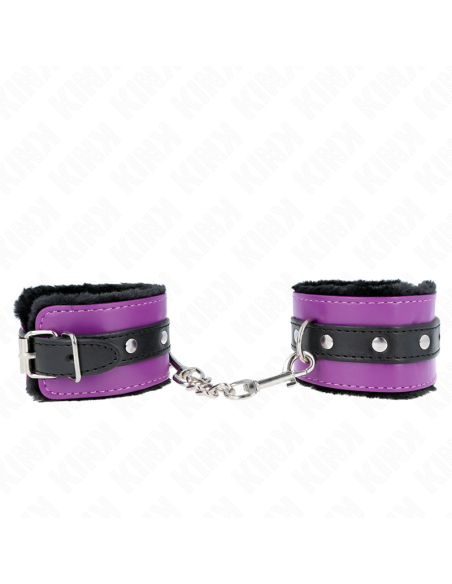KINK MUAEQUERAS FORRADAS PREMIUM NEGRO CON CORREA VIOLETA NEGRO AJUSTABLE 17 29 CM X 6 CM
