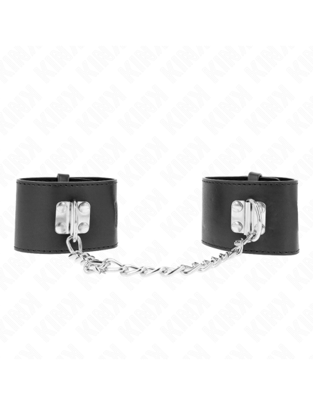 KINK MUAEQUERAS FIJAS CON CADENA 30 CM Y CIERRE CANDADO NEGRO AJUSTABLE 16 23 CM X 55 CM