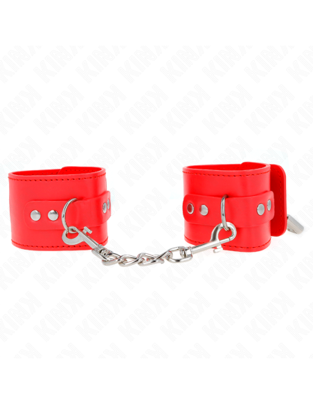 KINK MUAEQUERAS CON CIERRE CANDADO ROJO AJUSTABLE 16 23 CM X 55 CM