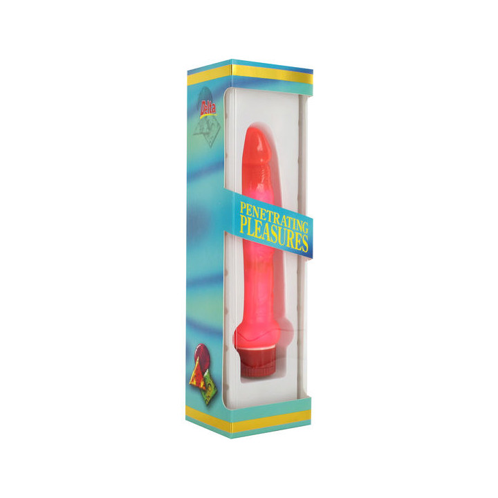 SEVEN CREATIONS JELLY VIBRADOR ANAL DELGADO ROSA