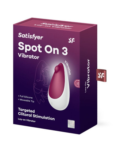 SATISFYER SPOT ON 3 ESTIMULADOR DE CLITORIS ROJO