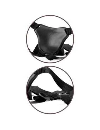 KING COCK ELITE KIT ARNES AJUSTABLE DELUXE ANILLO CON TESTICULOS DILDO 203 CM