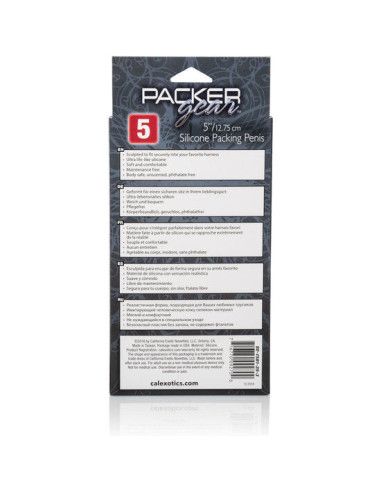 CALEXOTICS PACKING PENIS PENE DE SILICONA 1275CM NEGRO