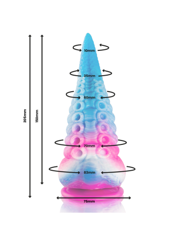EPIC PHORCYS DILDO TENTACULO AZUL TAMANO GRANDE