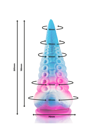 EPIC PHORCYS DILDO TENTACULO AZUL TAMANO GRANDE