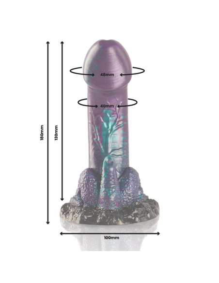 EPIC BASILISK DILDO DOBLE PLACER ESCAMOSO TAMANO PEQUENO EPIC BASILISK DILDO DOBLE PLACER ESCAMOSO TAMANO PEQUENO