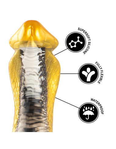 EPIC DRAKON DILDO COBRA AMARILLA