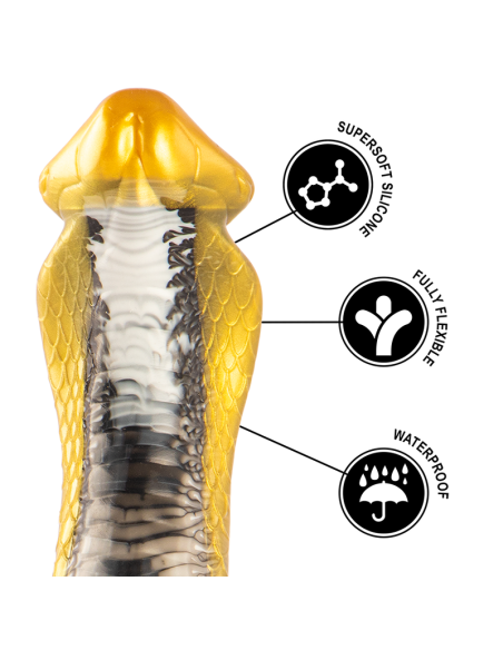 EPIC DRAKON DILDO COBRA AMARILLA EPIC DRAKON DILDO COBRA AMARILLA