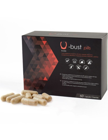 500 COSMETICS U BUST CAPSULAS AUMENTO PECHO 60 CAPSULAS