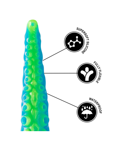 EPIC SCYLLA DILDO TENTACULO FINO FLUORESCENTE TAMANO GRANDE