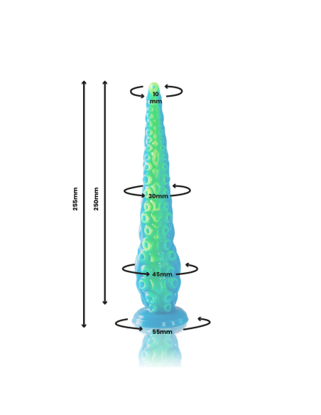 EPIC SCYLLA DILDO TENTACULO FINO FLUORESCENTE TAMANO PEQUENO EPIC SCYLLA DILDO TENTACULO FINO FLUORESCENTE TAMANO PEQUENO