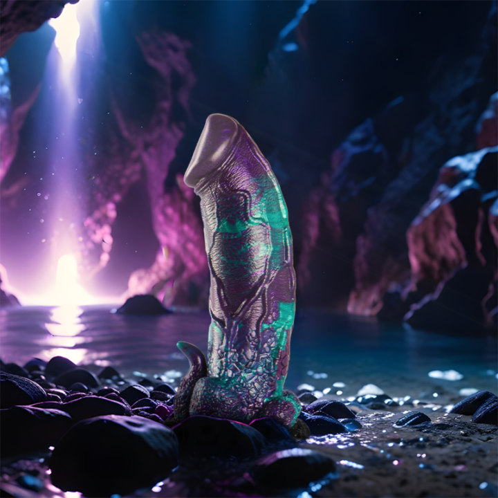 EPIC BASILISK DILDO DOBLE PLACER ESCAMOSO TAMANO GRANDE