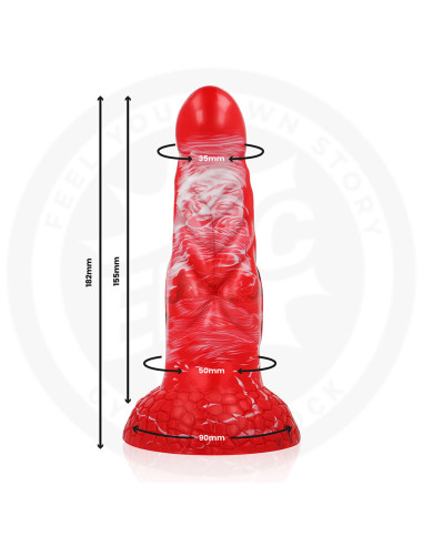 EPIC AGNIS DILDO FUEGO CARMESI