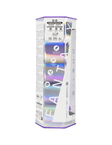SILEXD DREAMY DILDO FANTASY SILICONA LIQUIDA TERMOREACTIVO VIOLETA 185 CM