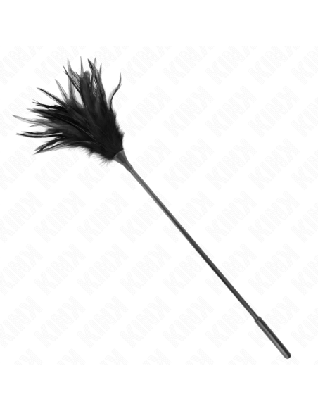 KINK PLUMAS MALTIPLES PARA COSQUILLAS NEGRO 45 CM