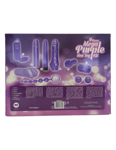 TOYJOY JUST FOR YOU MEGA PURPLE SEX TOY KIT
