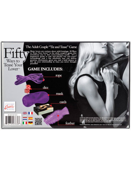 CALEXOTICS FIFTY WAYS TO TEASE YOUR LOVE KIT PARA PAREJAS CALEXOTICS FIFTY WAYS TO TEASE YOUR LOVE KIT PARA PAREJAS