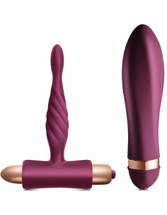 CLIMAXIMUM DARE KIT VIBRADOR TRENZADO PLUG ANAL PRINCIPIANTES