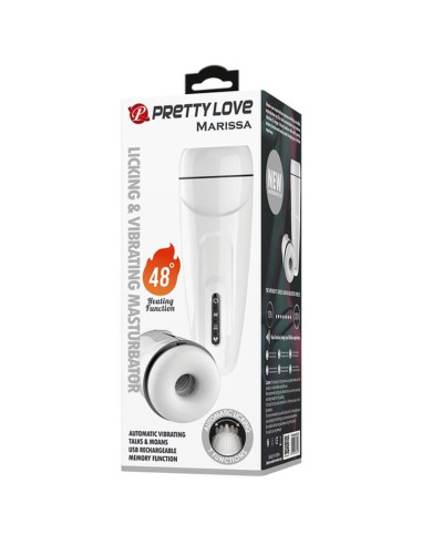 PRETTY LOVE MARISSA MASTURBADOR MASCULINO VIBRACION CALOR VOZ Y ONDAS ESTIMULADORAS