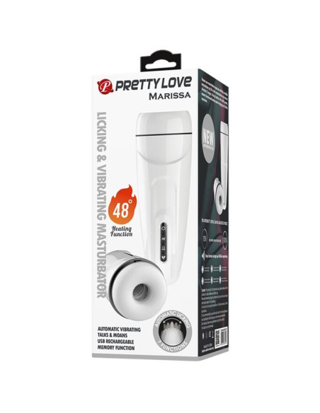 PRETTY LOVE MARISSA MASTURBADOR MASCULINO VIBRACION CALOR VOZ Y ONDAS ESTIMULADORAS PRETTY LOVE MARISSA MASTURBADOR MASCULINO VIBRACION CALOR VOZ Y ONDAS ESTIMULADORAS
