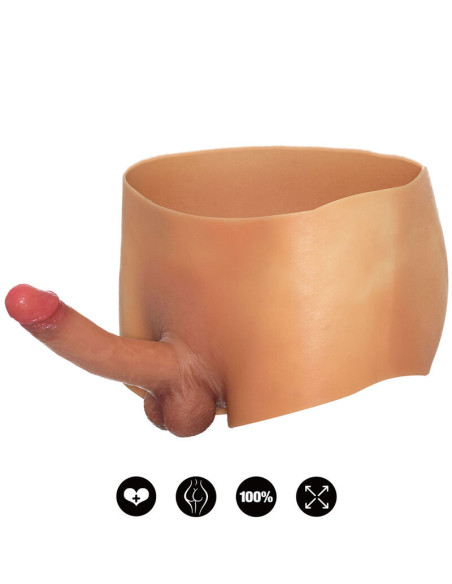 HIDDEN DESIRE ALTER EGO BAXER CON PENE 18 CM NATURAL TALLA S M