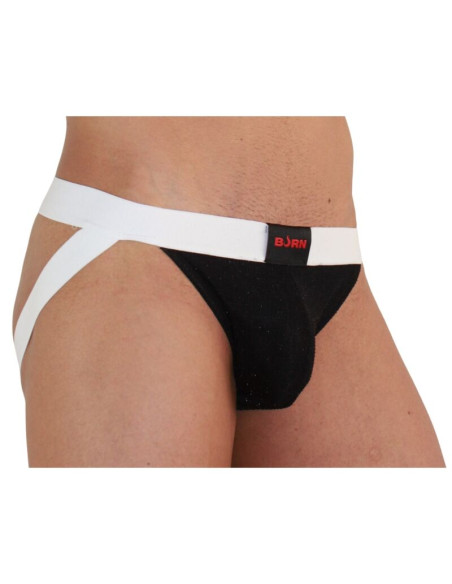 BURN 004 JOCK BRILLANTE NEGRO BLANCO S