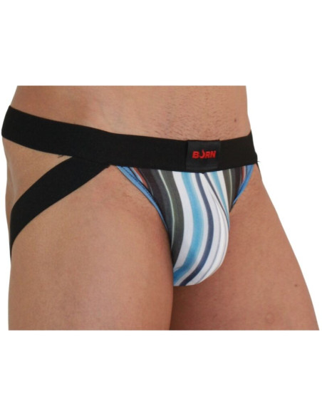 BURN 009 JOCK MULTICOLOR NEGRO S