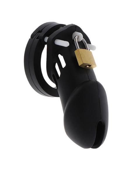 HIDDEN DESIRE EXTREME JAULA DE CASTIDAD SILICONA TALLA L NEGRO