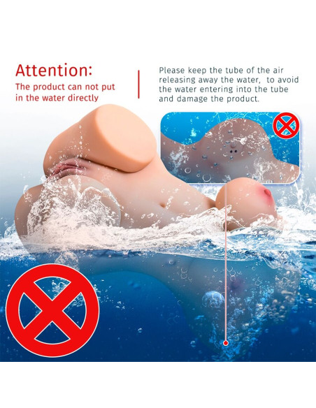 XISE WENDY SUCKING TORSO FEMENINO CON VIBRACION Y CONTROL REMOTO 6 KG